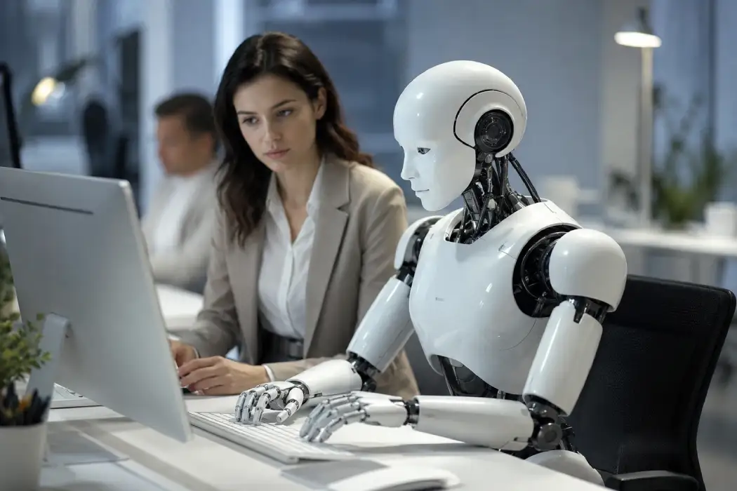 AI employee helping businesses automate repetitive tasks