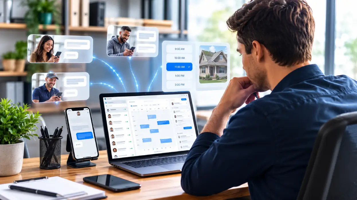 AI appointment setter booking appointments for service businesses