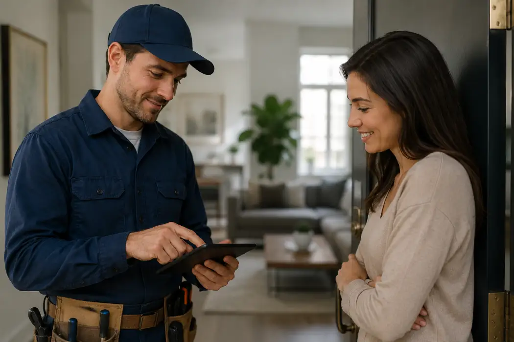 AI automation helping home service businesses manage leads and customers